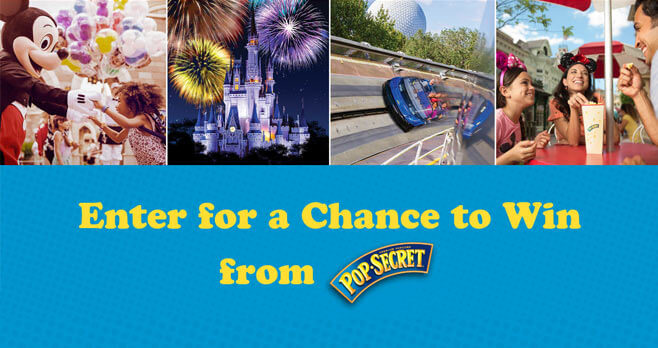 Pop Secret Disney Sweepstakes (PopSecret.com/Disney)