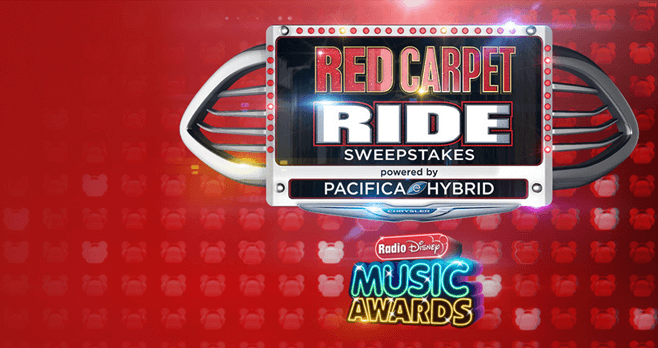 Radio Disney RDMA Red Carpet Ride Sweepstakes 2017