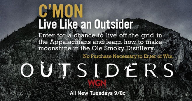 WGN America Outsiders Moonshine Sweepstakes