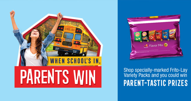 Frito-Lay Variety Packs Celebrate Back To School Sweepstakes