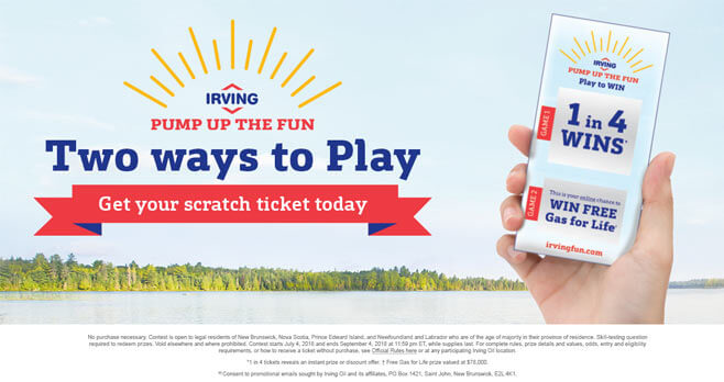 Irving Pump Up The Fun Giveaway 2018