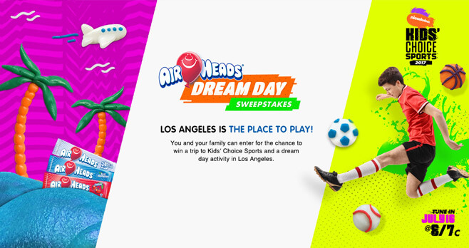 Nick Airheads Dream Day Sweepstakes