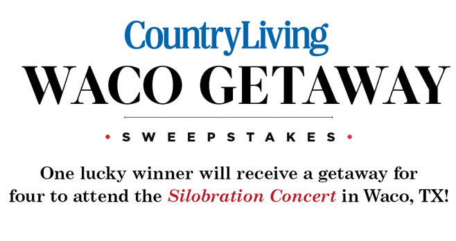 Country Living Waco Getaway Sweepstakes