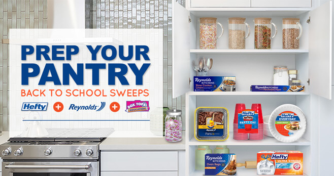 Prep Your Pantry Back to School Sweepstakes