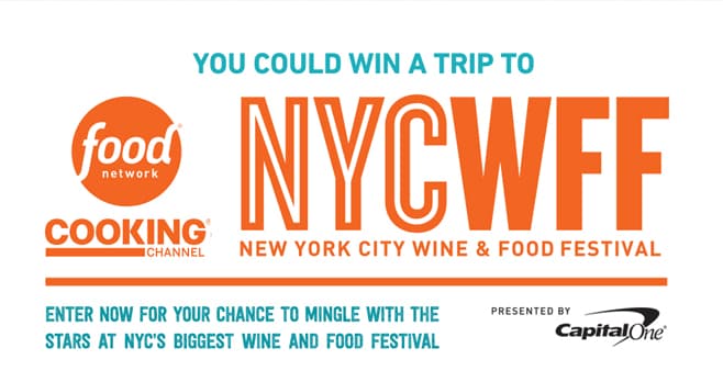 Food Network New York City Wine & Food Festival Sweepstakes