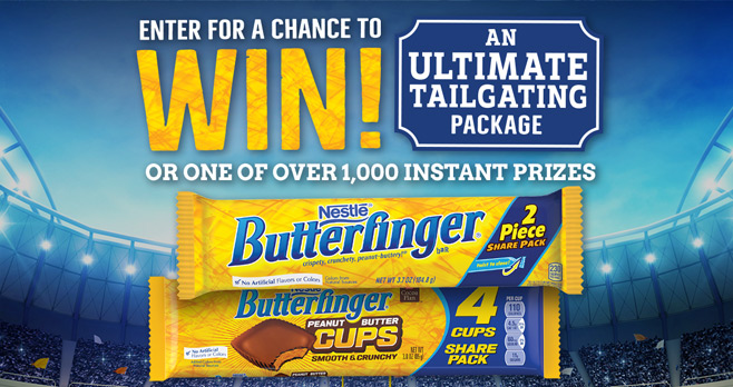 Butterfinger College Sweepstakes & Instant Win Game