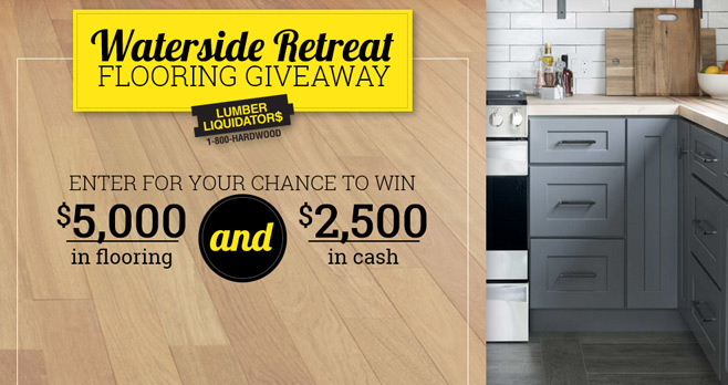 DIY Network Waterside Retreat Flooring Giveaway