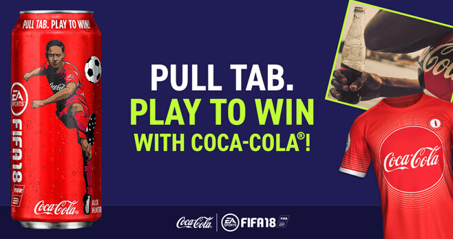 Coca-Cola and 7-Eleven EA SPORTS FIFA 18 Instant Win Game