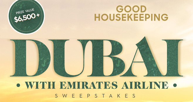 Good Housekeeping Dubai Trip Sweepstakes