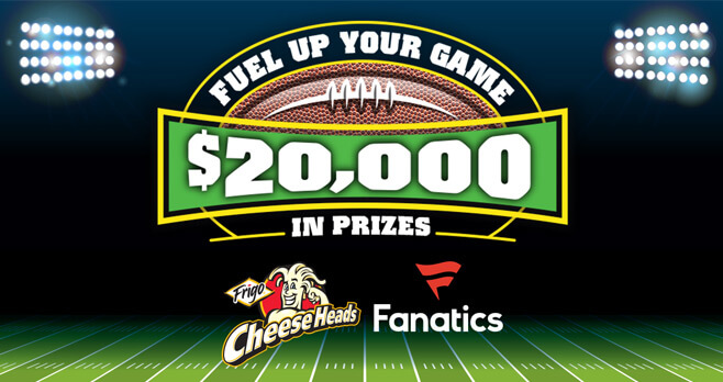 Fuel Up Your Game With Frigo Cheese Heads Sweepstakes