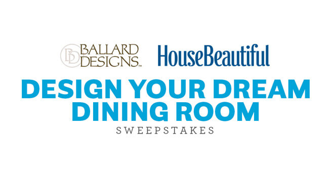 House Beautiful Ballard Designs Sweepstakes