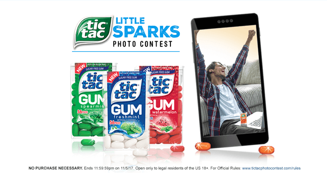 Tic Tac Little Sparks Photo Contest 2017