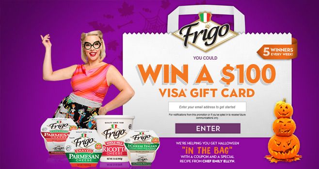 Frigo Cheese In The Bag Sweepstakes 2017