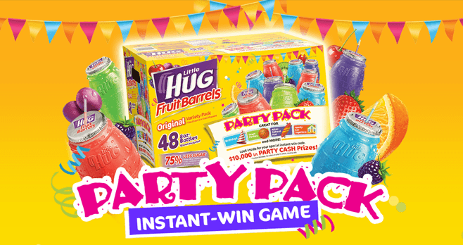 Little HUG Big Party Pack Instant-Win Game & Sweepstakes 2017