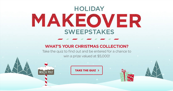 Michaels Holiday MAKEover Sweepstakes 2017