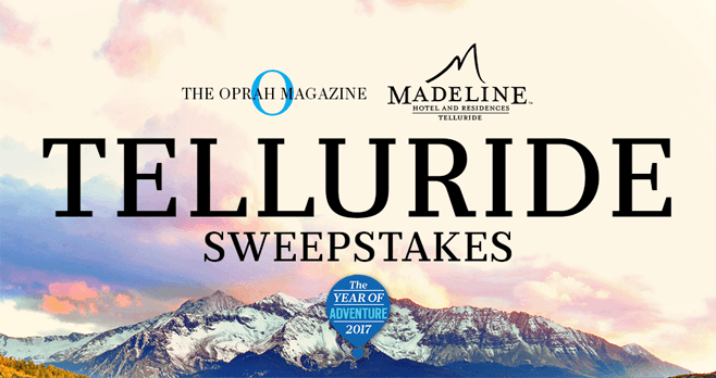 Oprah Magazine Madeline Hotel and Residences Telluride Sweepstakes