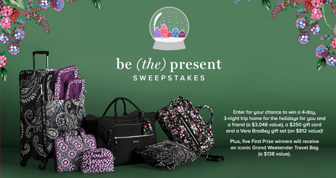 Vera Bradley's Be The Present Sweepstakes