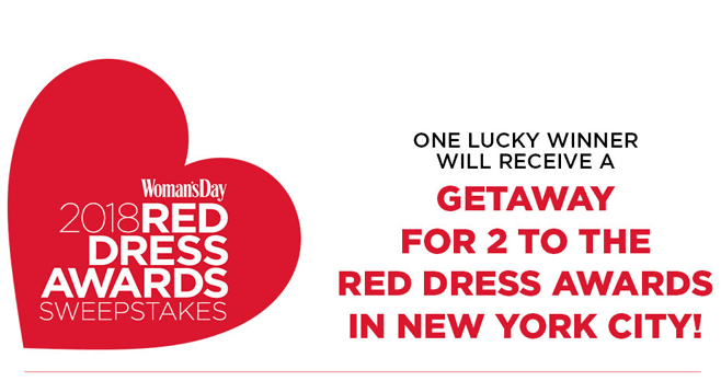 Woman's Day 2018 Red Dress Awards Sweepstakes