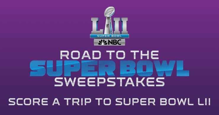 NBC Road To The Super Bowl Sweepstakes