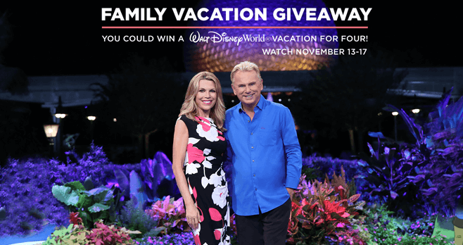 Wheel of Fortune Family Vacation Giveaway 2017