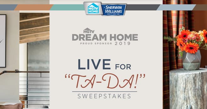 HGTV Live For Ta-Da! Sweepstakes