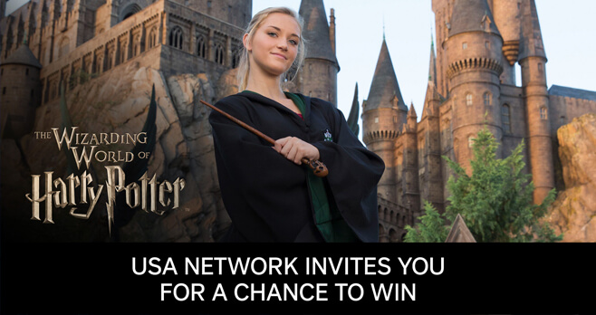 USA Network Universal Parks Sweepstakes 2017