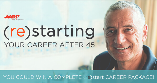 AARP (re)starting Your Career After 45 Sweepstakes 2018