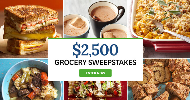 BHG $2,500 Grocery Sweepstakes (BHG.com/Grocery)