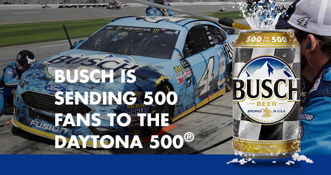 Busch Light 500 To The Daytona 500 Contest 2018