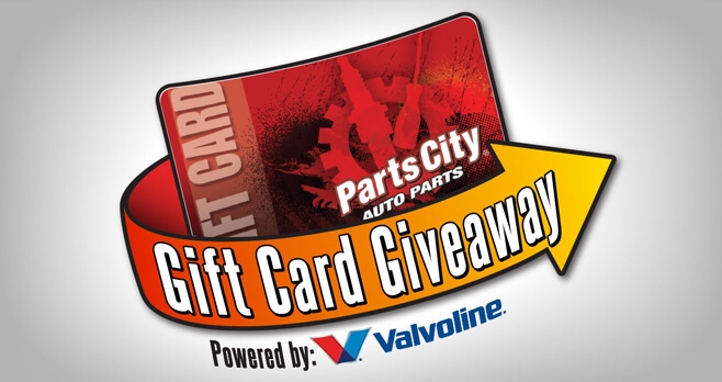 Parts City Gift Card Giveaway 2018 (PartsCitySweeps.com)