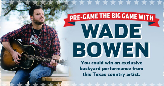 Shiner Wade Bowen Big Game Sweepstakes 2018