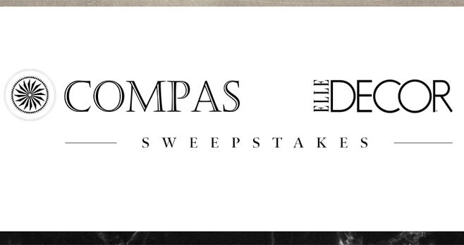 ELLE DECOR Compas Stone Sweepstakes