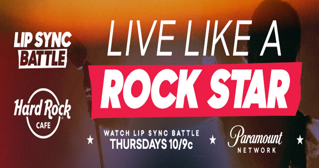 Lip Sync Battle Live Like A Rock Star Sweepstakes (LSBRockStarSweeps.com)