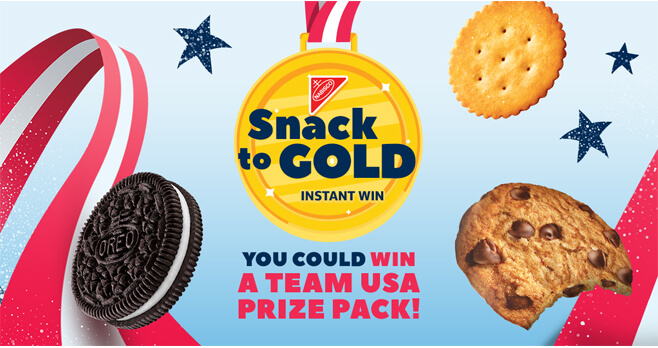 Nabisco Snack To Gold Instant Win Game 2018