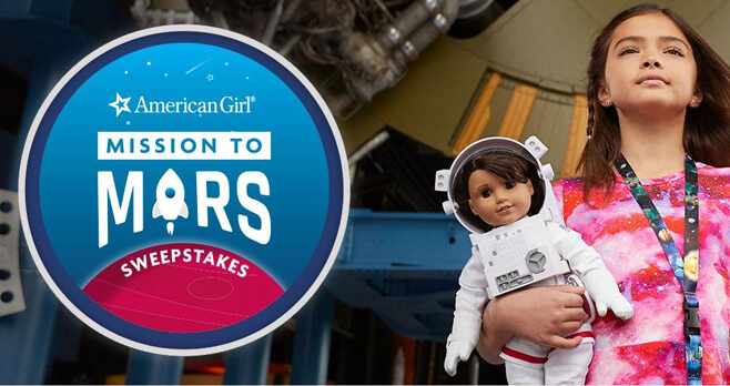 Scholastic and American Girl Mission to Mars Sweepstakes 2018