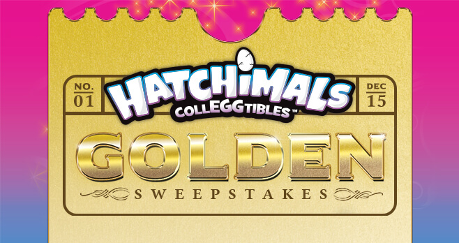 Golden Hatchimal Sweepstakes