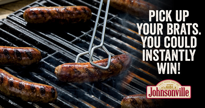 Johnsonville First Brats Instant Win Game