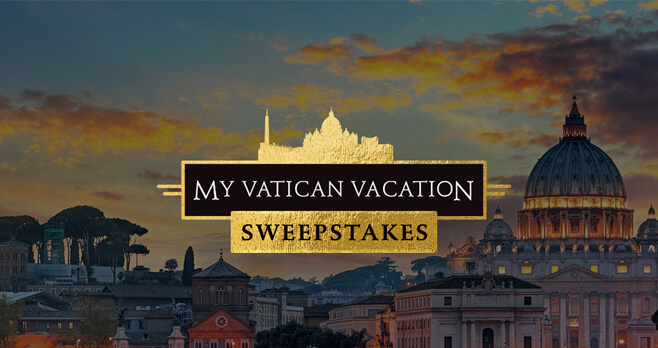 CNN POPE My Vatican Vacation Sweepstakes (MyVaticanVacation.com)