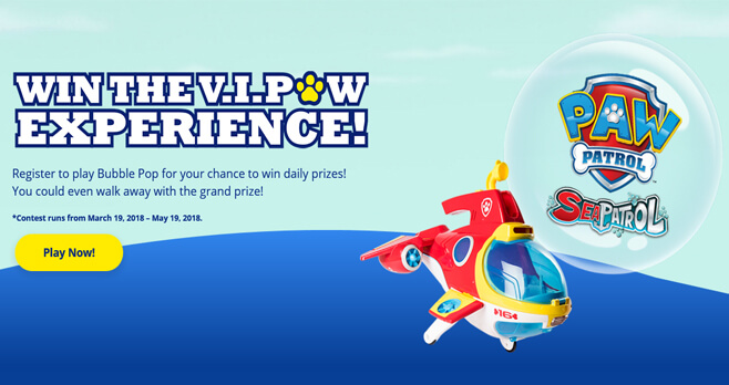 Paw Patrol Sea Patrol Sweepstakes