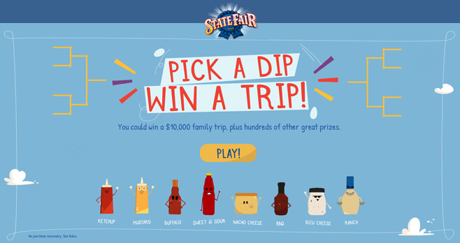State Fair Corn Dogs Dip-Off Sweepstakes 2018