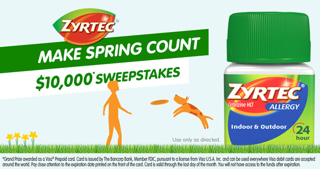 ZYRTEC Make Spring Count Sweepstakes