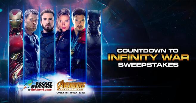 Countdown To Avengers Infinity War Instant Win Game (InfinityInstantWin.com)