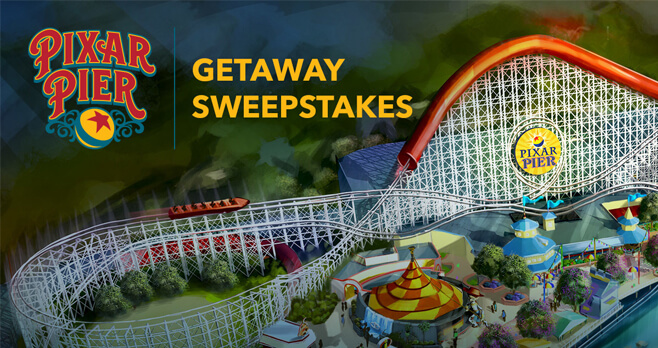 Disney Pixar Pier Getaway Sweepstakes