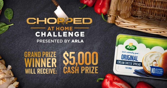 Food Network Chopped at Home Challenge 2018 (FoodNetwork.com/ChoppedChallenge)