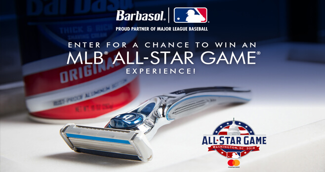 MLB All-Star Game Experience Sweepstakes (MLB.com/Barbasol)