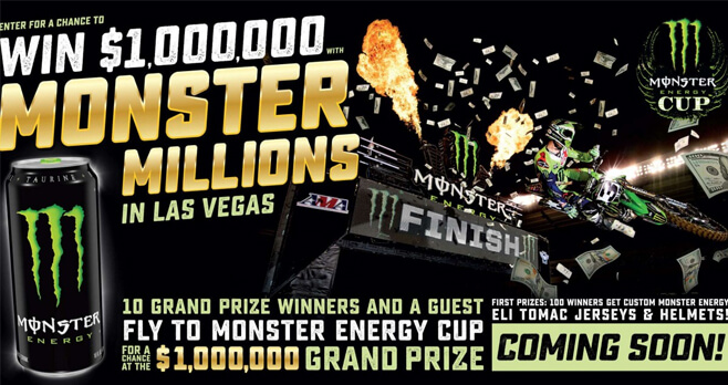 Monster Energy Monster Million Sweepstakes 2018