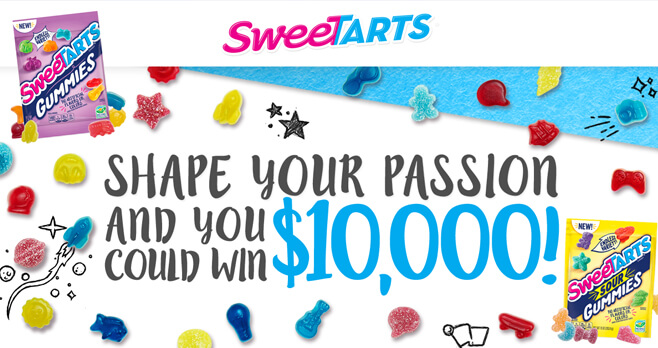 SweeTARTS Shape Your Passion Sweepstakes
