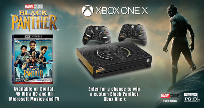 Black Panther Xbox Sweepstakes (BlackPantherXboxSweeps.com)