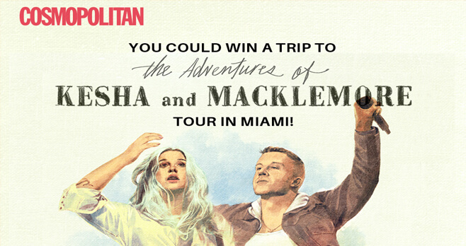 Cosmopolitan Kesha Miami Getaway Sweepstakes