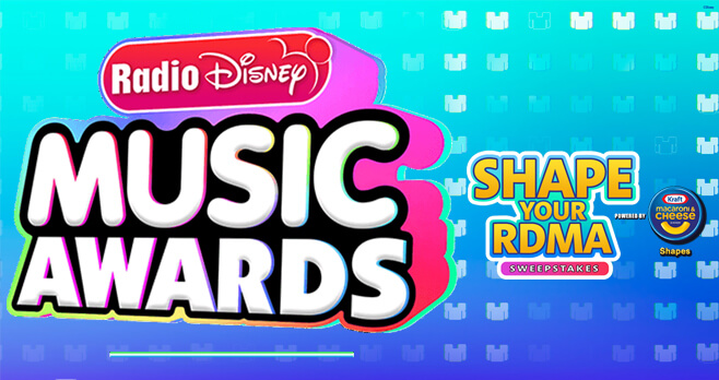 Disney Shape Your RDMA Sweepstakes (Disney.com/RDMA)